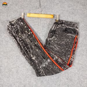 Mousai Skinny Jeans Black Acid Wash Pockets Denim Men's Size 32/30